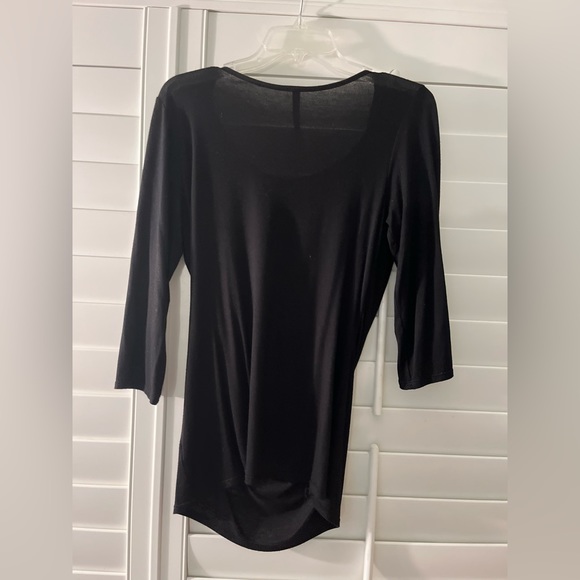 Tiffany and Grey black cowl neck top - Picture 4 of 4